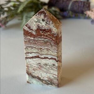 💎 Mexican Crazy Lace Agate Obelisk
